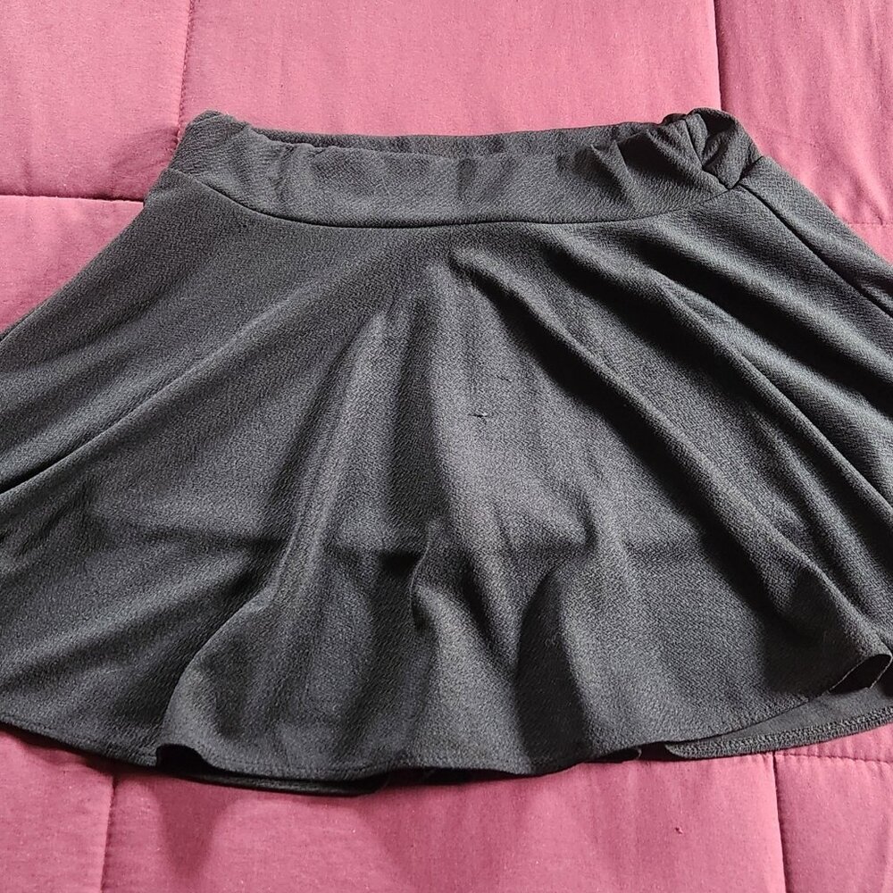 Black Skirt Skort